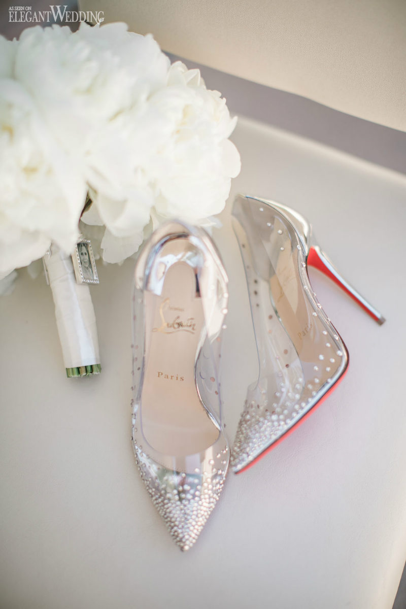 magical fairytale wedding59 white wedding shoes